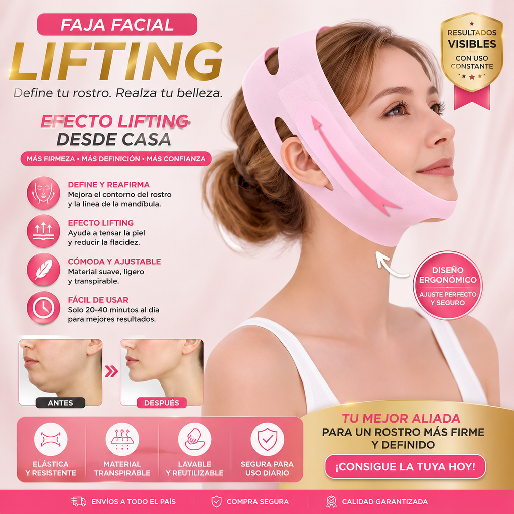 Faja Facial- 👉 Define tu rostro sin cirugías